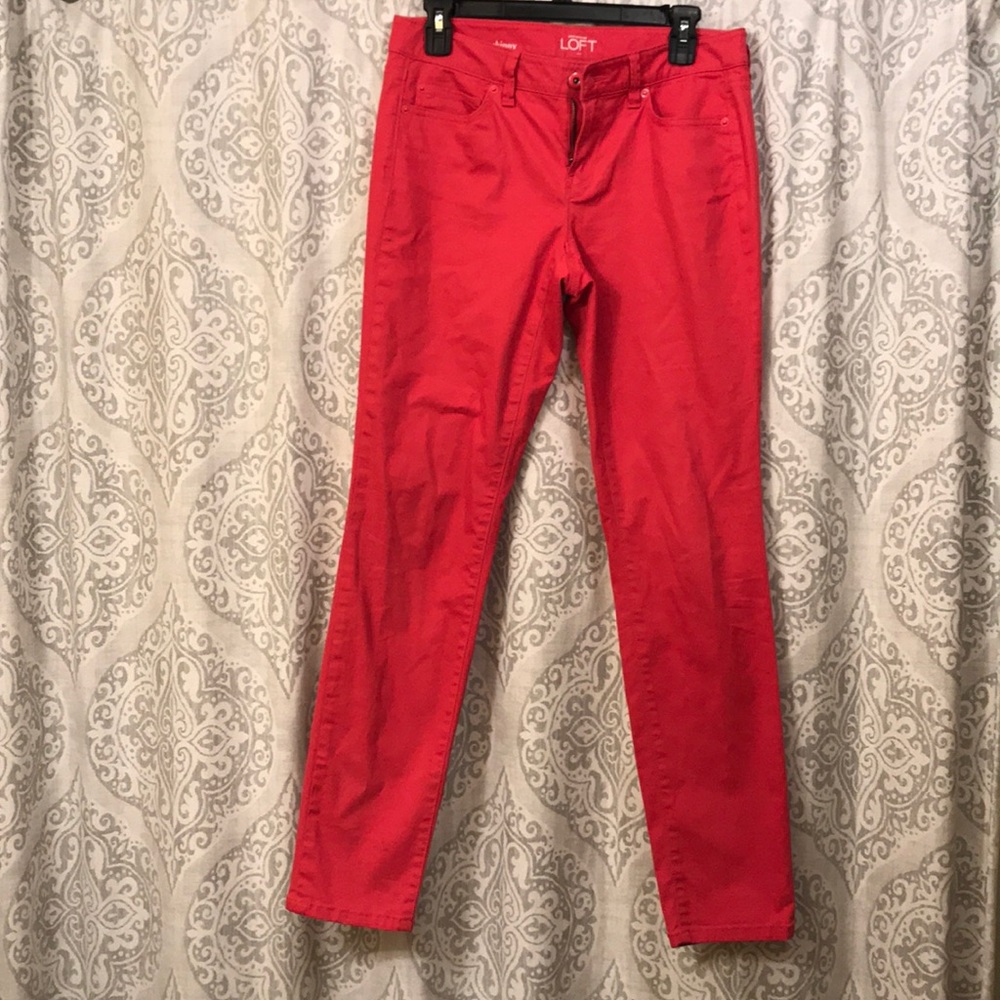 Ann Taylor Loft colored denim